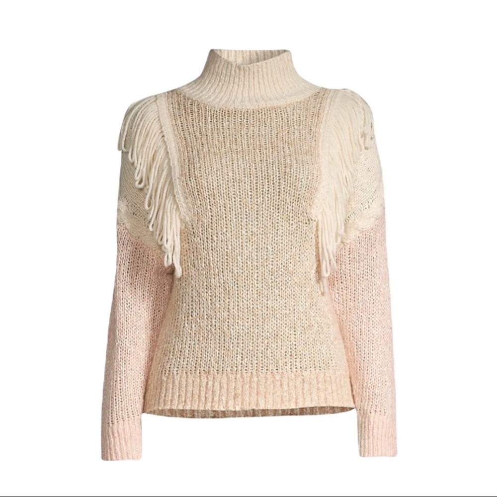 REBECCA TAYLOR
Fringe Knit Alpaca & Wool-blend Pullover In Neutral
$495